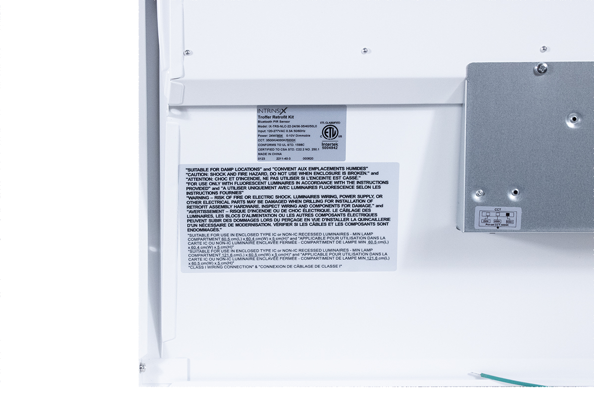 IntrinsiX Astral 2x2 NLC Retrofit Troffer 24W/36W - Image 5