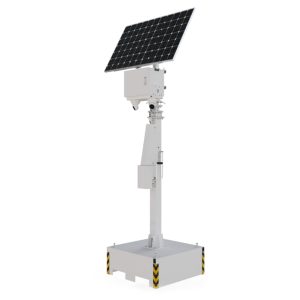 Portable Solar-Powered Surveillance Tower